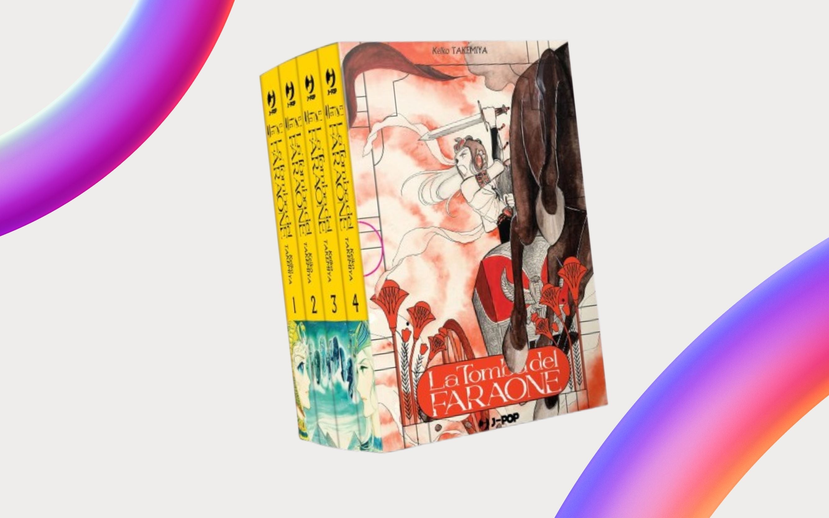 J-POP Manga presenta "La Tomba del Faraone" di Keiko Takemiya