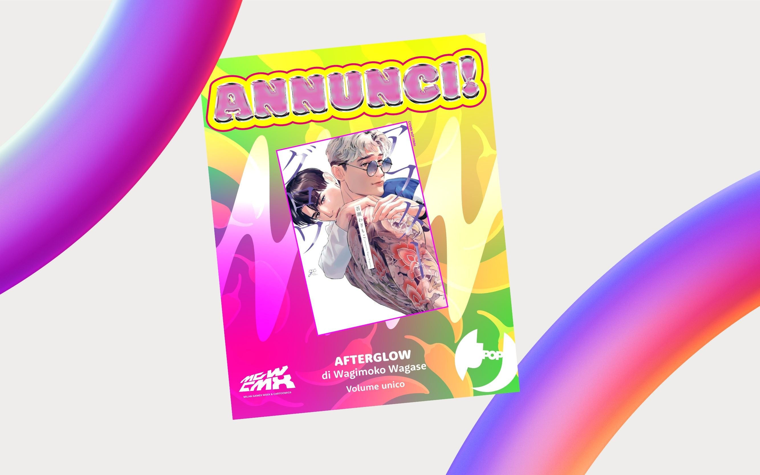 Gli annunci Boy’s Love di J-POP Manga  a Milan Games Week & Cartoomics 2025