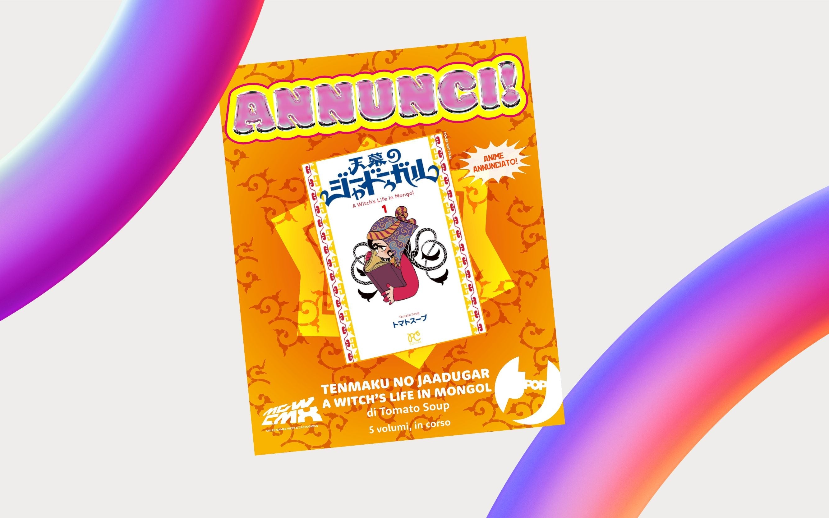 Gli annunci di J-POP Manga a Milan Games Week & Cartoomics 2025