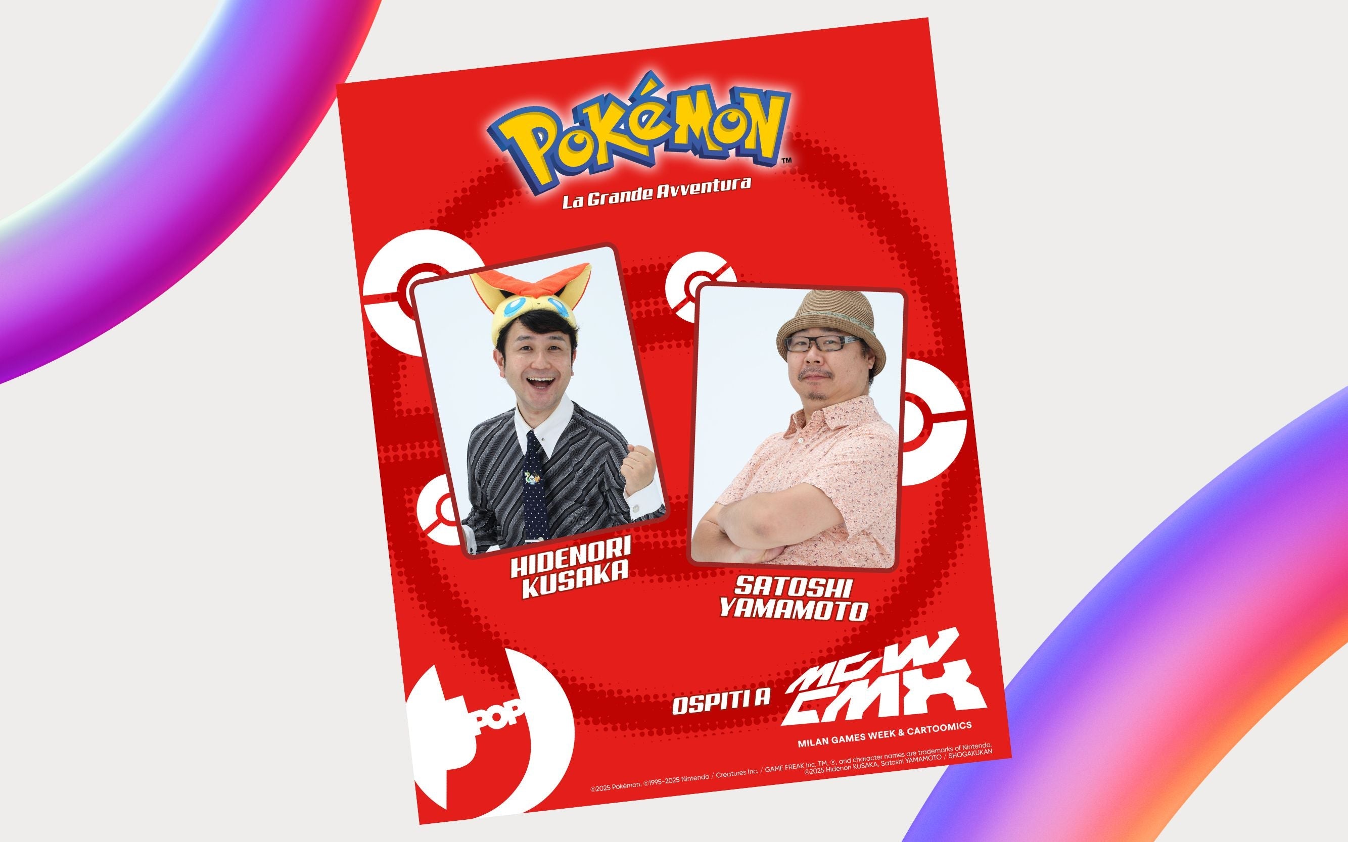 J-POP Manga annuncia Hidenori Kusaka e Satoshi Yamamoto a Milan Games Week & Cartoomics 2025