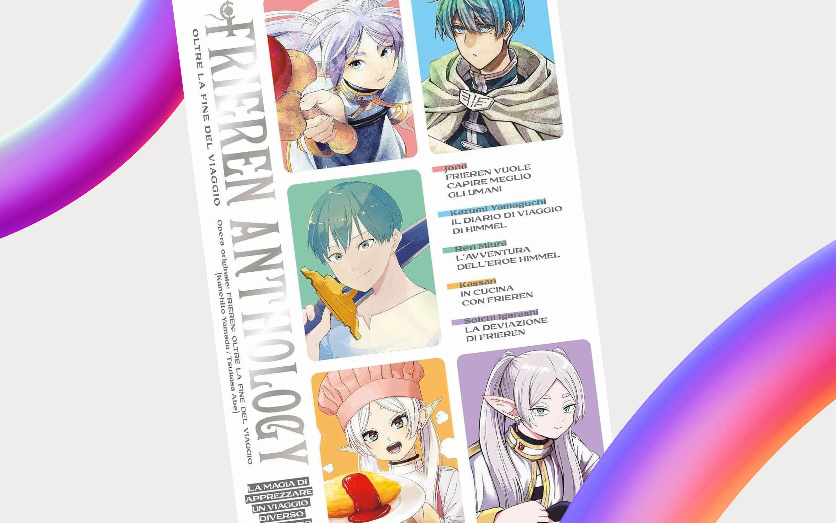 J-POP Manga presenta "Frieren – Oltre la fine del viaggio Anthology" di Jona, Kazumi Yamaguchi, Ren Miura, Kassan, Soichi Igarashi