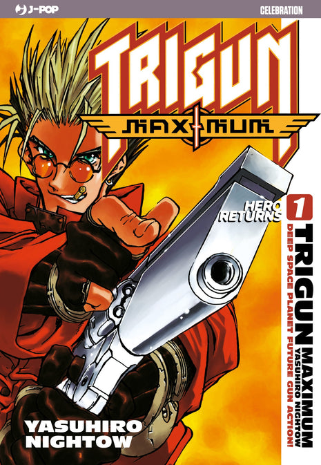 Copertina di Trigun Maximum 001 - JPOP 10 ANNIVERSARY ED.
