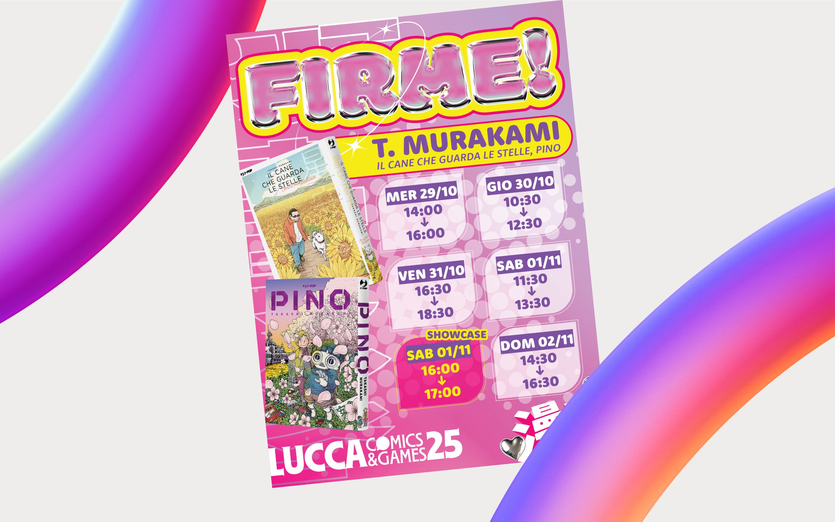 Lucca Comics & Games 2025: regolamento firme Takashi Murakami