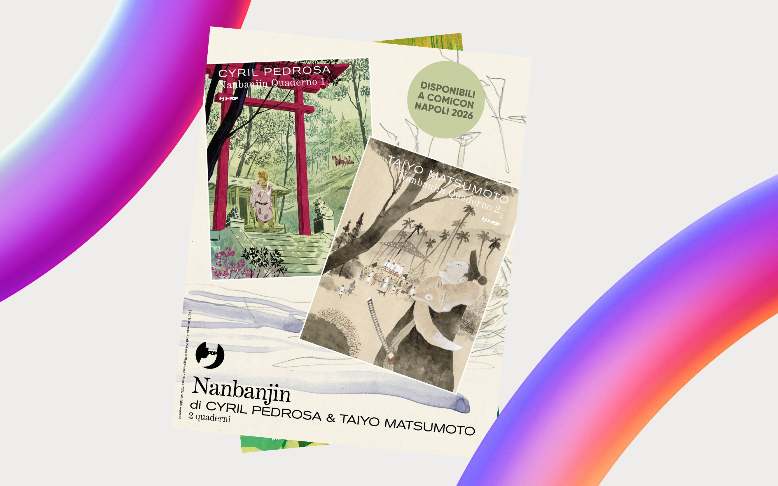 J-POP Manga annuncia Nanbanjin - Quaderni di Cyril Pedrosa e Taiyo Matsumoto