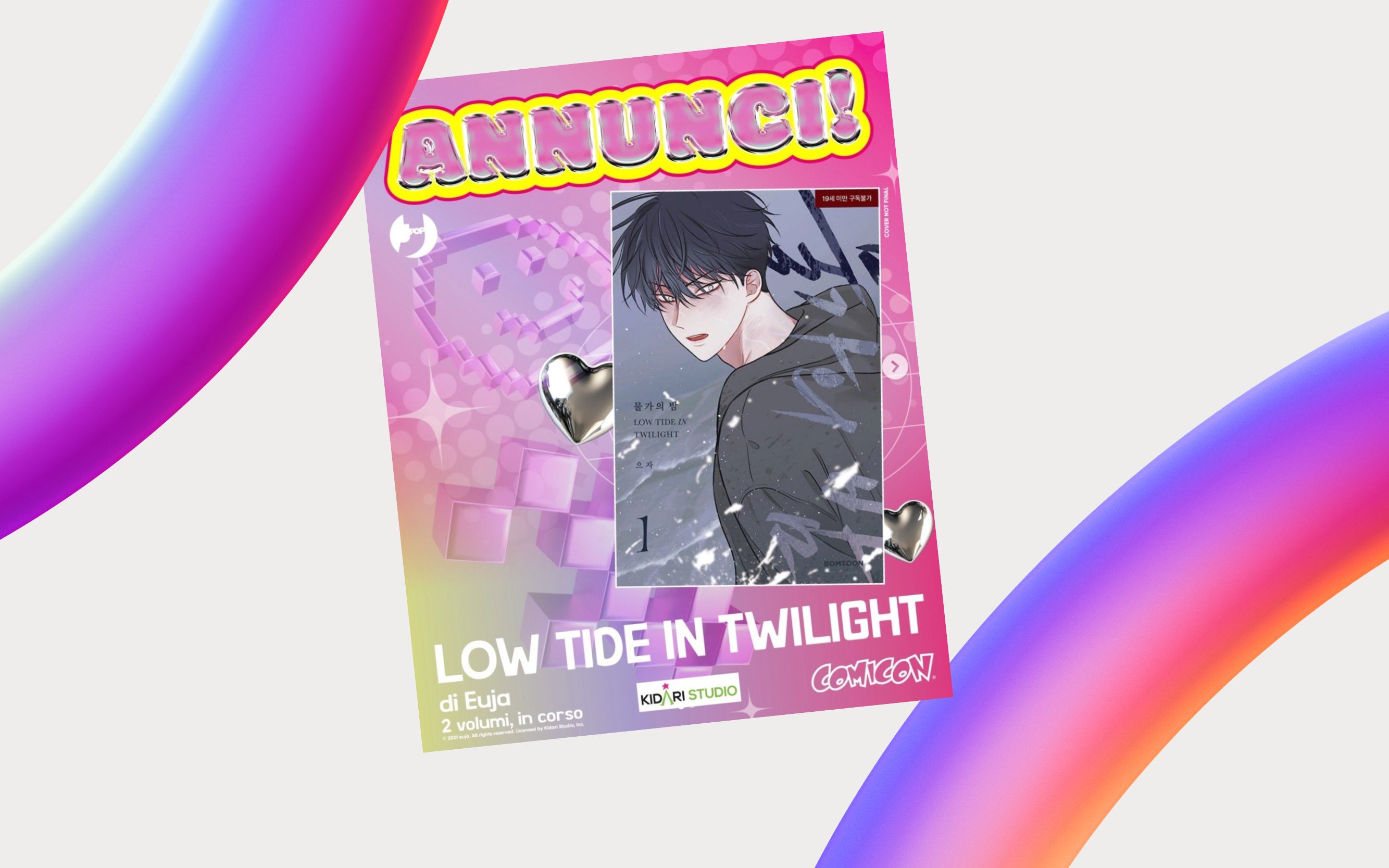 Gli annunci romance & Boy’s Love  di J-POP Manga a COMICON Napoli 