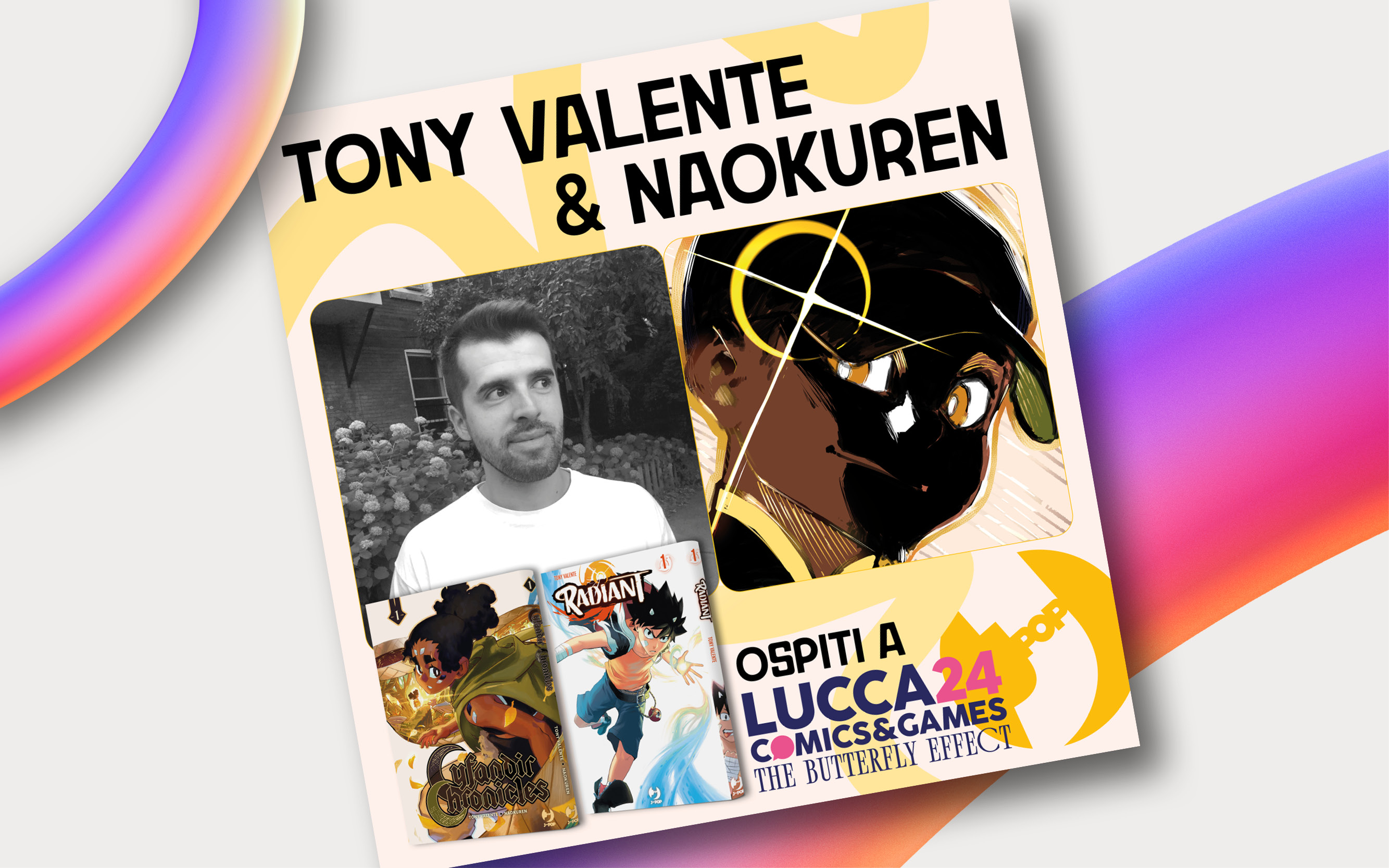 Lucca Comics & Game '24: Regolamento firme Tony Valente e Naokuren